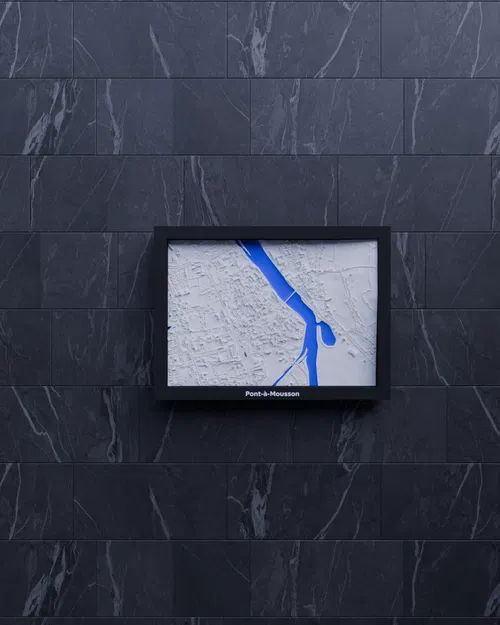 Mô hình thu nhỏ địa hình 3D Pont-à-Mousson, Pháp - Image 4