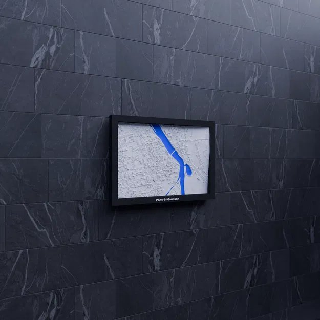 Mô hình thu nhỏ địa hình 3D Pont-à-Mousson, Pháp - Image 6