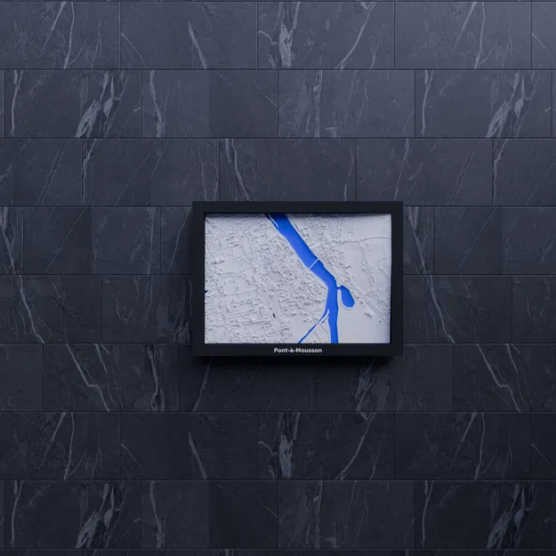 Mô hình thu nhỏ địa hình 3D Pont-à-Mousson, Pháp - Image 7