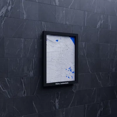 Mô hình thu nhỏ địa hình 3D Mainz, Laubenheim, Đức