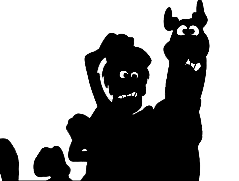 Tranh Góc Scooby Doo và Shaggy (Sợ Hãi) - Image 1