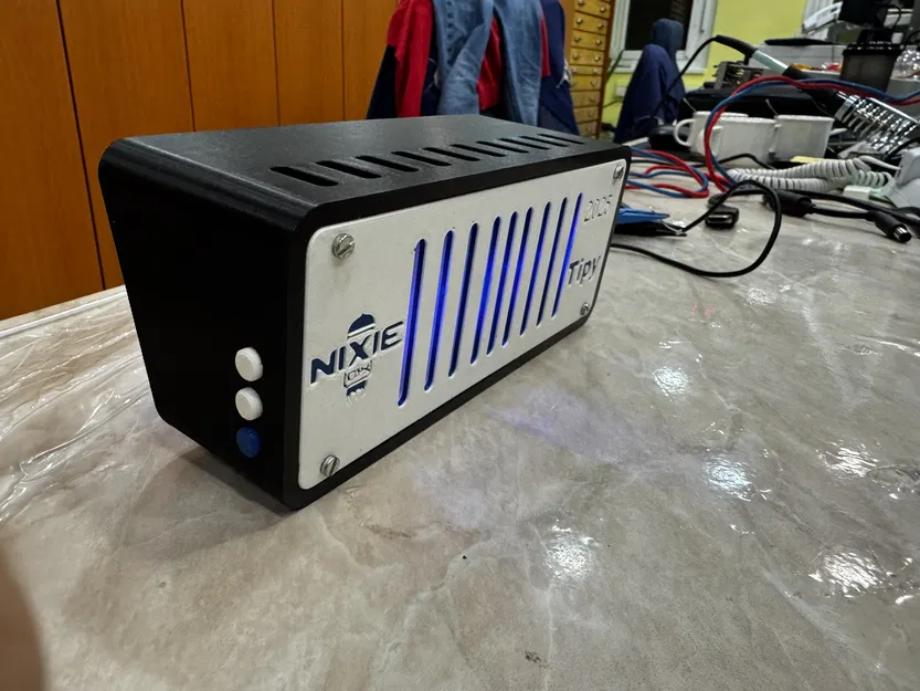 Hộp cho bộ kit đồng hồ Nixie IN-12 của diynixie - Image 2