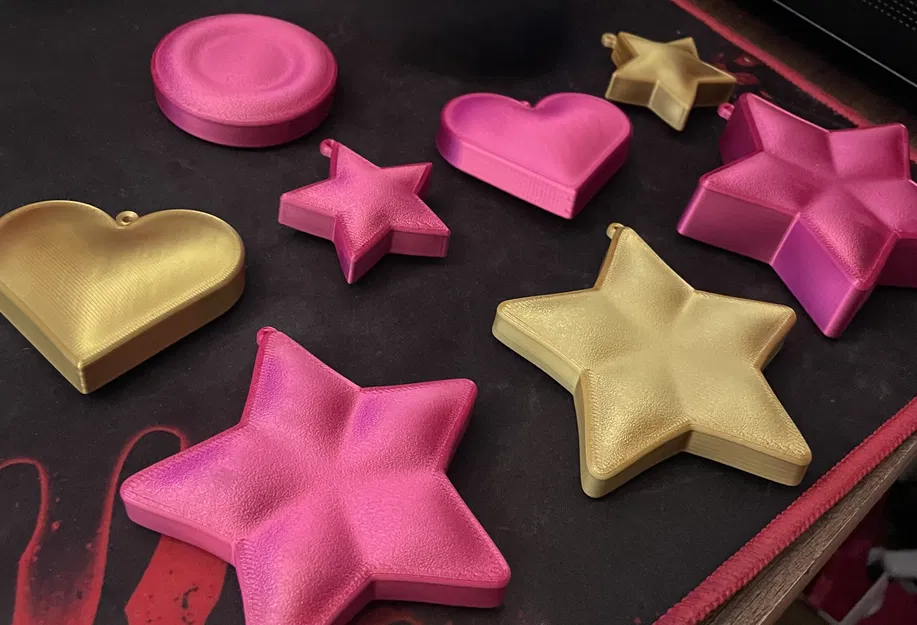 Ngôi Sao và Trái Tim Giáng Sinh Phồng - Image 1