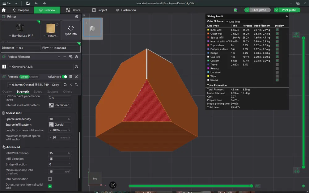 Hình chóp cụt (Truncated Tetrahedron) - Image 4