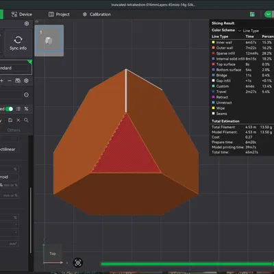 Hình chóp cụt (Truncated Tetrahedron)