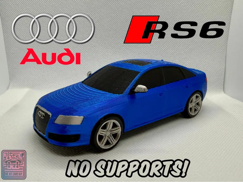 Audi RS6 Limousine Kit Card (Tỷ lệ 1:24) - Image 1