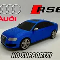 Audi RS6 Limousine Kit Card (Tỷ lệ 1:24) - Thumbnail 1