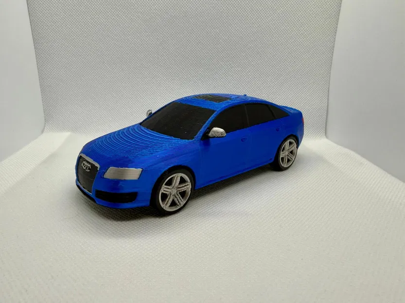 Audi RS6 Limousine Kit Card (Tỷ lệ 1:24) - Image 3