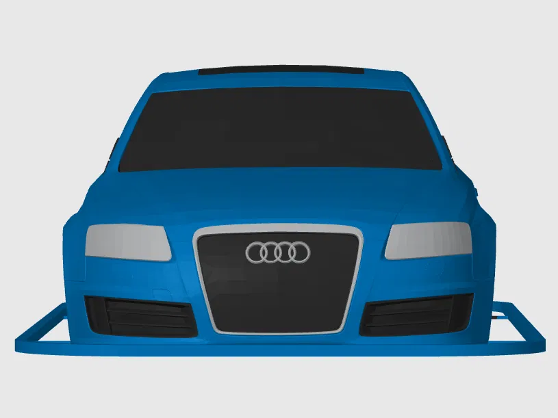Audi RS6 Limousine Kit Card (Tỷ lệ 1:24) - Image 12