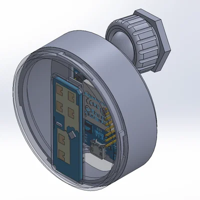 Vỏ cho cảm biến hiện diện mmWave LD2450 và ESP32 D1 mini