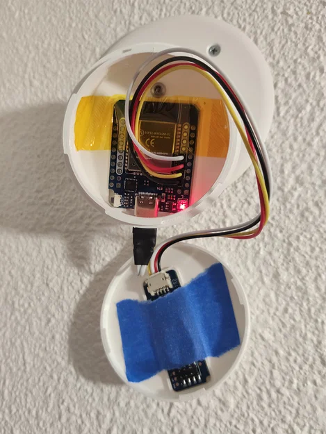 Vỏ cho cảm biến hiện diện mmWave LD2450 và ESP32 D1 mini - Image 3