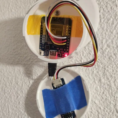 Vỏ cho cảm biến hiện diện mmWave LD2450 và ESP32 D1 mini