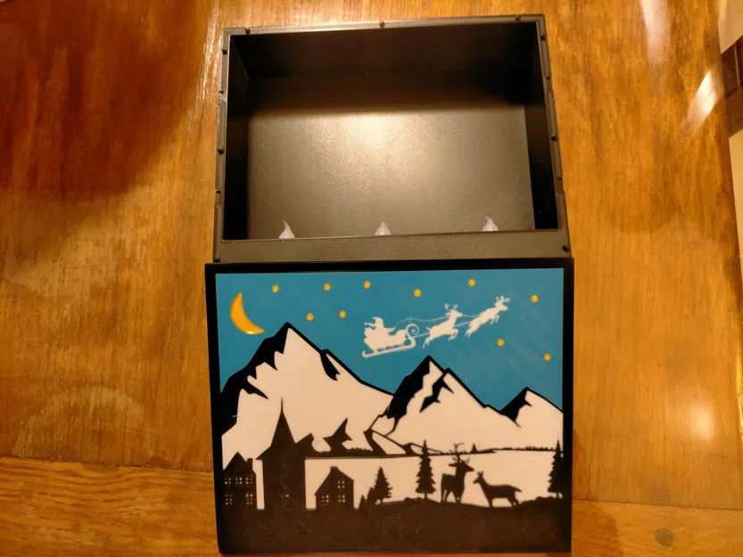 Khung cảnh Giáng Sinh Cho Hộp Đèn LED - Image 2