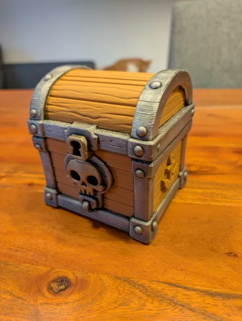 Hộp Đựng Bài Rương Kho Báu Cướp Biển - Image 1