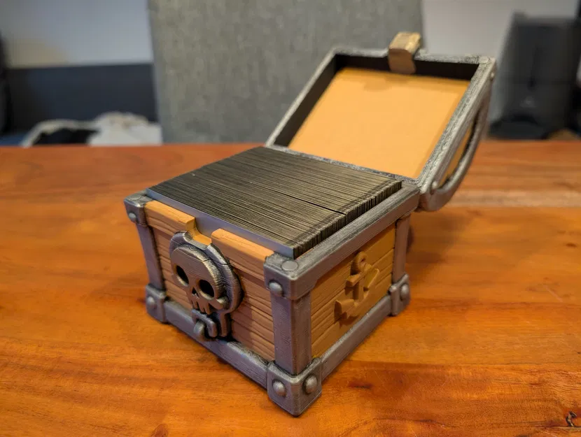 Hộp Đựng Bài Rương Kho Báu Cướp Biển - Image 2