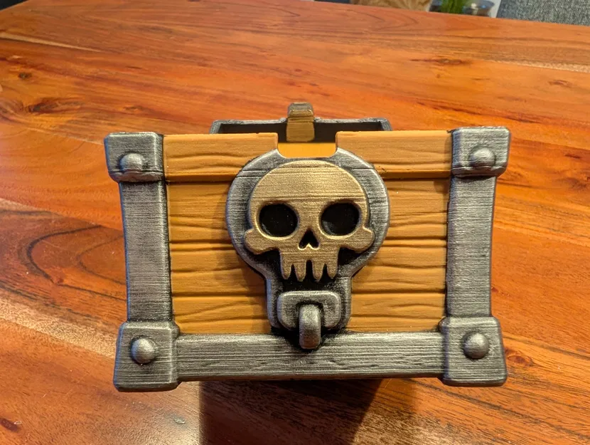 Hộp Đựng Bài Rương Kho Báu Cướp Biển - Image 3