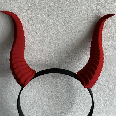 Sừng gắn trên kẹp tóc v2