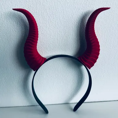 Sừng gắn trên kẹp tóc v2