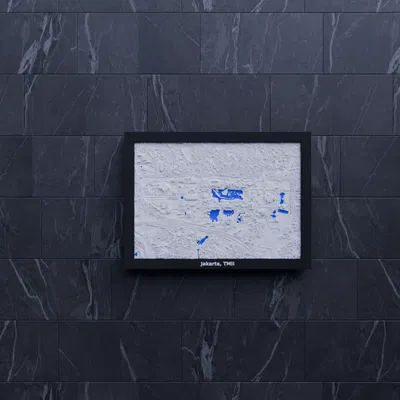 Mô hình thu nhỏ địa hình 3D Jakarta, TMII - Indonesia