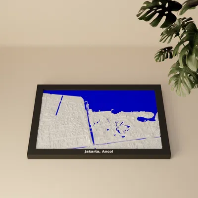Mô hình thu nhỏ địa hình 3D Jakarta, Ancol - Indonesia