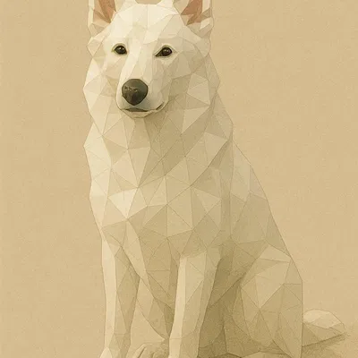 Mô hình Chó Chăn Cừu Trắng Thụy Sĩ