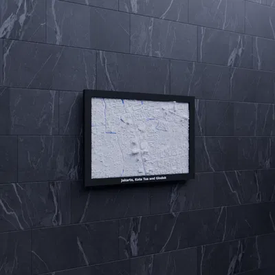 Mô hình thu nhỏ địa hình 3D Jakarta, Kota Tua và Glodok, Indonesia