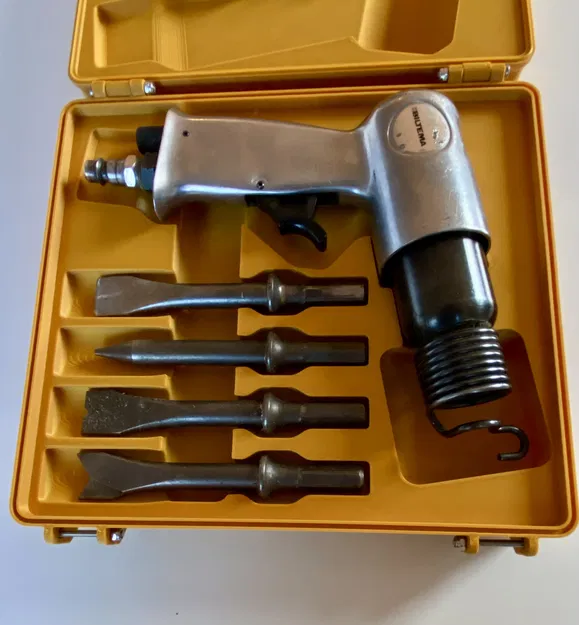 Hộp đựng búa hơi (Air Chisel) cứng cáp (kèm file Blender) - Image 1