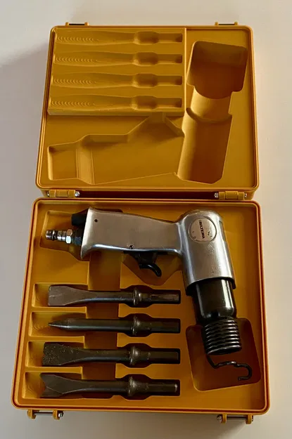 Hộp đựng búa hơi (Air Chisel) cứng cáp (kèm file Blender) - Image 3