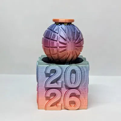 Đồ Chơi Fidget Thả Bóng Đếm Ngược Năm Mới (2026)