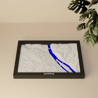 Lynchburg, Hoa Kỳ - Mô hình thu nhỏ 3D