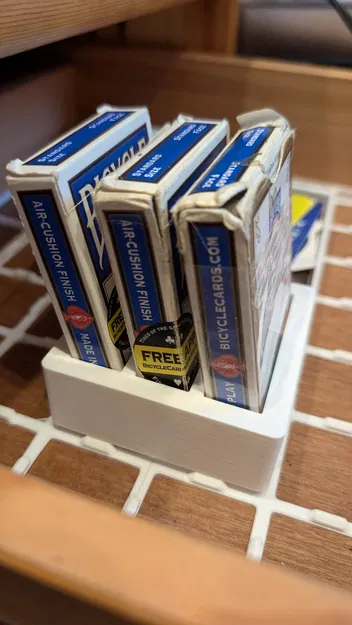 Hộp đựng bộ bài thẳng đứng Gridfinity - Image 2