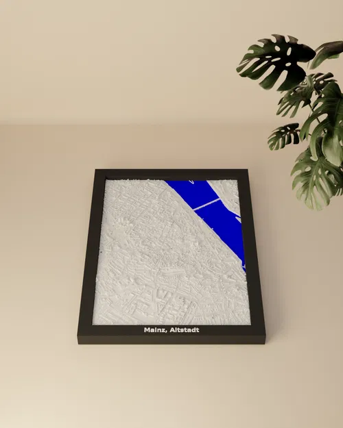 Mô hình thu nhỏ địa hình Mainz, Altstadt, Đức - In 3D - Image 3