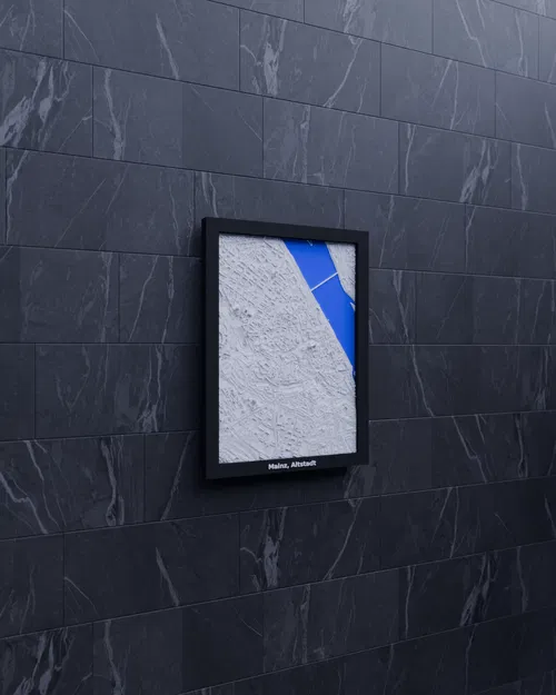 Mô hình thu nhỏ địa hình Mainz, Altstadt, Đức - In 3D - Image 4