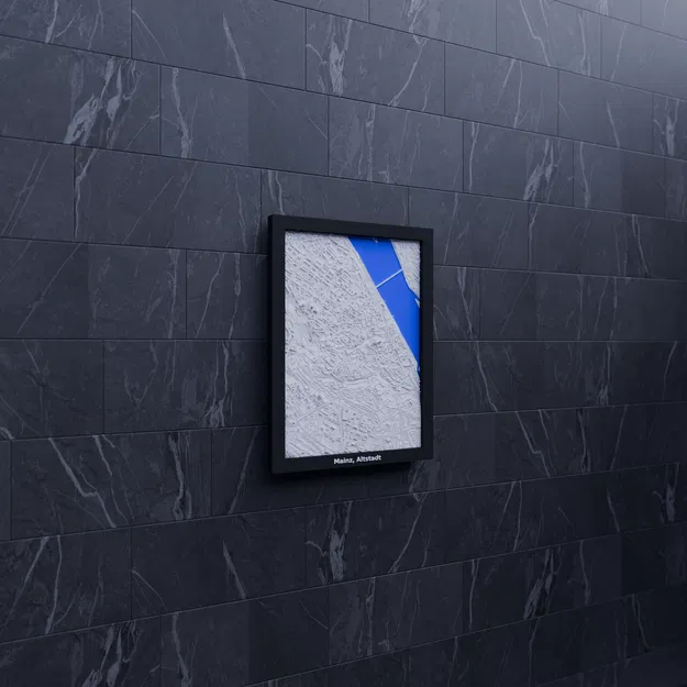 Mô hình thu nhỏ địa hình Mainz, Altstadt, Đức - In 3D - Image 6