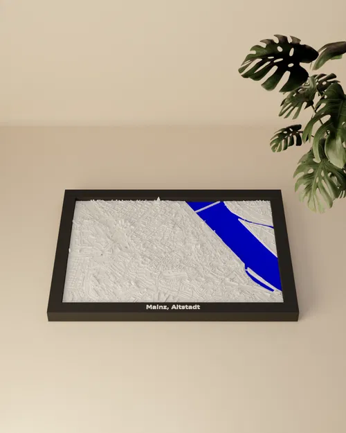 Mô hình thu nhỏ địa hình 3D Mainz, Altstadt, Đức - Image 2