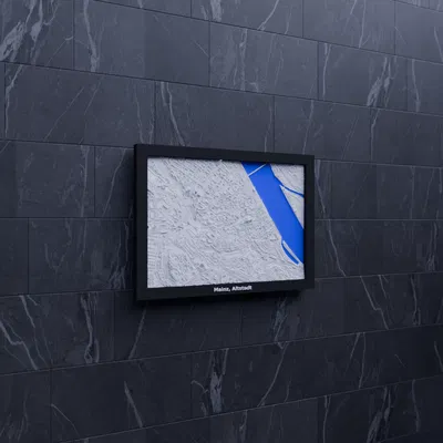 Mô hình thu nhỏ địa hình 3D Mainz, Altstadt, Đức