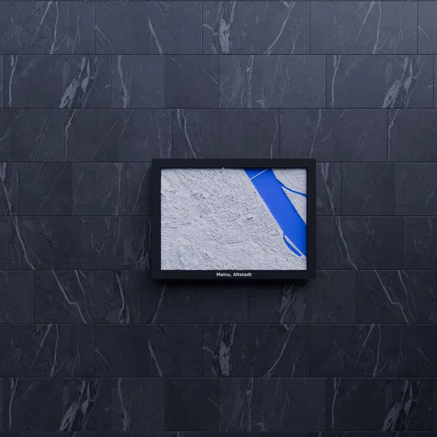 Mô hình thu nhỏ địa hình 3D Mainz, Altstadt, Đức - Image 7