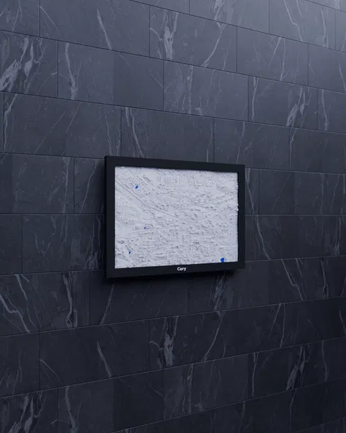 Mô hình thu nhỏ địa hình 3D Cary, Hoa Kỳ - Image 4