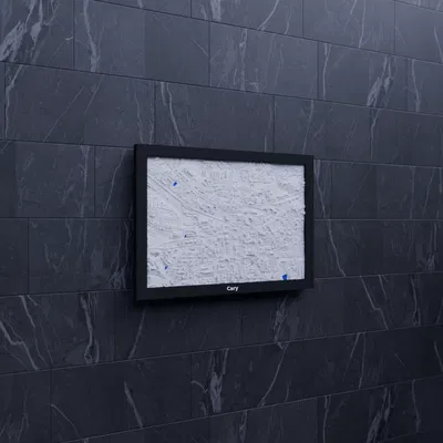 Mô hình thu nhỏ địa hình 3D Cary, Hoa Kỳ