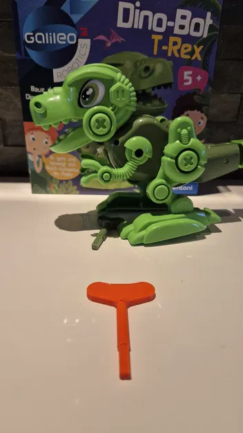 Chìa Khóa Lên Dây Cho Robot Khủng Long Galileo T-Rex - Image 2