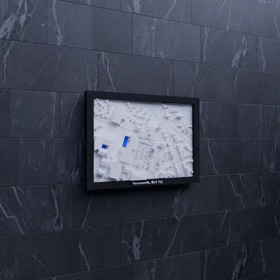 Mô hình 3D Địa hình Farnworth, BL4 7LJ, Vương quốc Anh