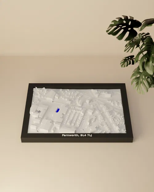 Mô hình 3D Địa hình Farnworth, BL4 7LJ, Vương quốc Anh - Image 5
