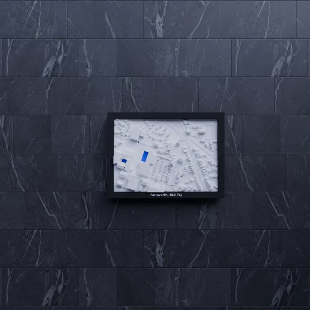 Mô hình 3D Địa hình Farnworth, BL4 7LJ, Vương quốc Anh - Image 7