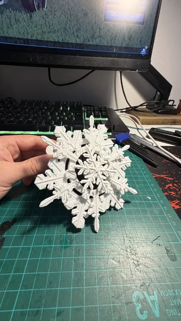 Bông Tuyết Hành Tinh - Mẫu In 3D - Image 4