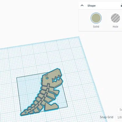 Khủng long Flex kèm móc khóa