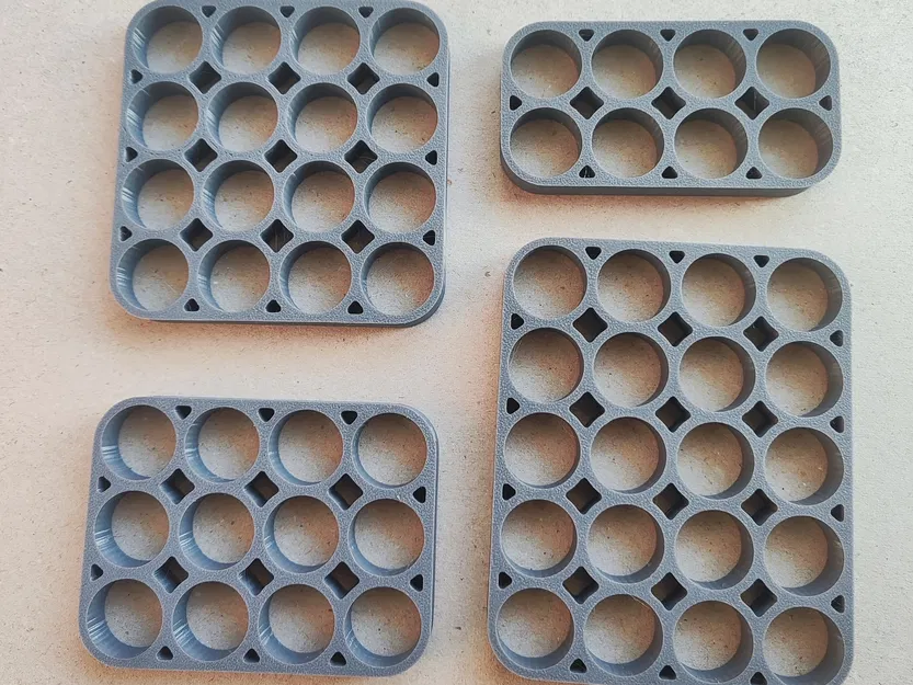 Bộ Giữ Pin 18650 4 Hàng | Kênh Dây (8-24 Cell) - Image 2