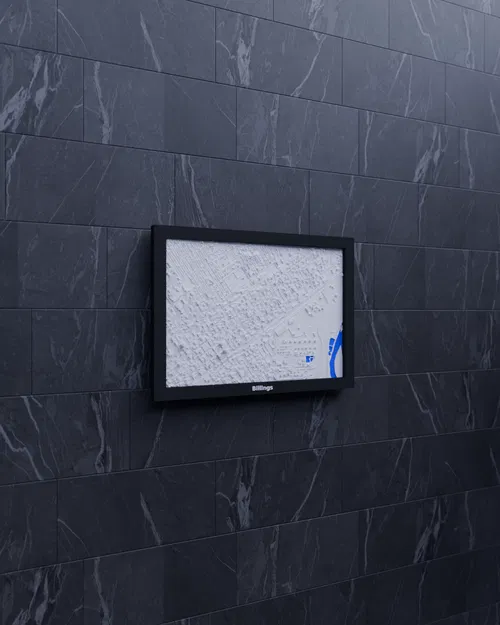 Mô hình địa hình 3D Billings, Hoa Kỳ - Image 3