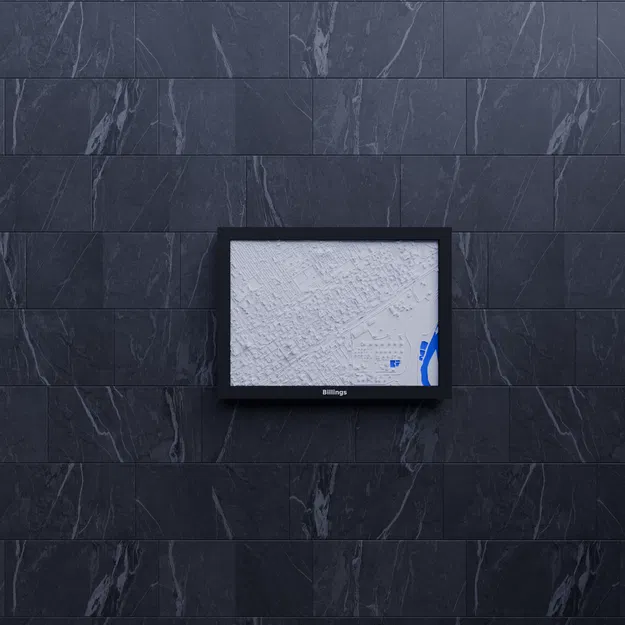 Mô hình địa hình 3D Billings, Hoa Kỳ - Image 7