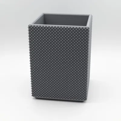 KHAY CẮM BÚT HÌNH CHỮ NHẬT VÂN XOÁY PHẲNG