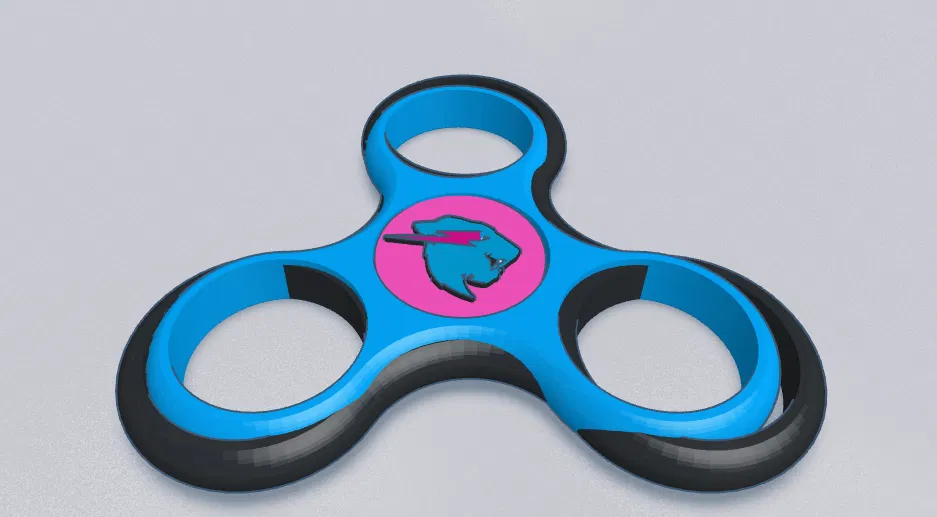 Khuôn In 3D MrBeast Fidget Spinner - Image 1